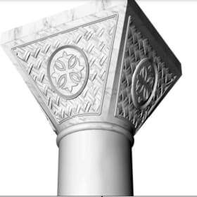 Exterior Marble Columns item