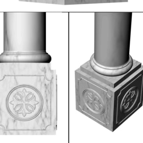 Exterior Marble Columns item