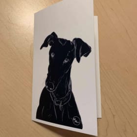 Ensemble de 10 cartes galgo item