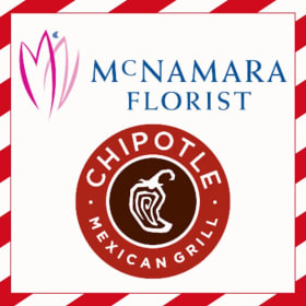 McNamara Florist Gift Certificate & Chipotle Food Cards item