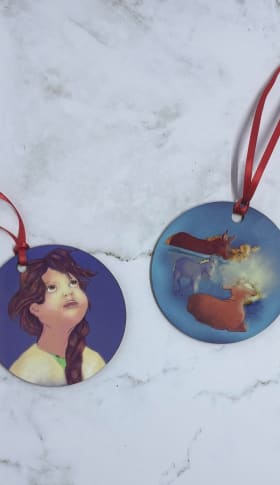 Art Gift Basket from Local Artist Susan Camp Hilton item