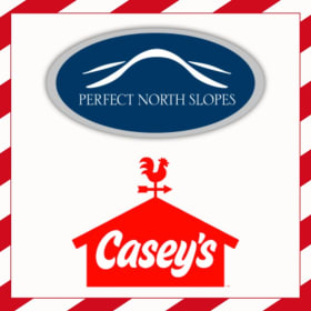 2 Perfect North Slopes Vouchers & $25 Casey's Gift Card item
