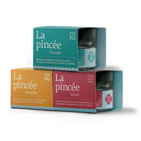 T014 - Trio d'épices La Pincée Plumée, Ambrée et Boisée item