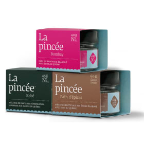T015 - Trio d'épices La Pincée Bombay, Kobé et Pain d'épices item