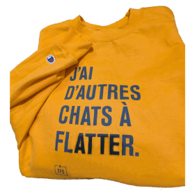 T036 - Chandail Champion - J'ai d'autres chats à flatter item