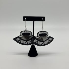 #51 Sealskin Beaded Earrings item