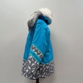 #53 Womens Blue Parka item