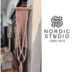 Macrame Heart Plant Hanger item