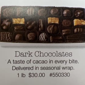 1lb assorted dark chocolate item