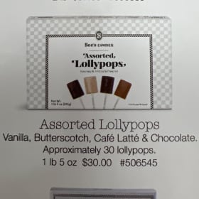 1 lb 5oz assorted lollypops item