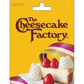 $50 Cheesecake Factory gift card item