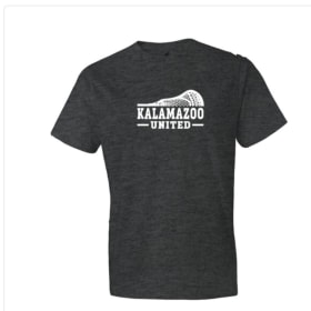 Kalamazoo United T Shirt Dark Heather Grey - LARGE item