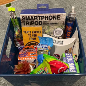 Dave & Busters Gift Basket with Play Cards item