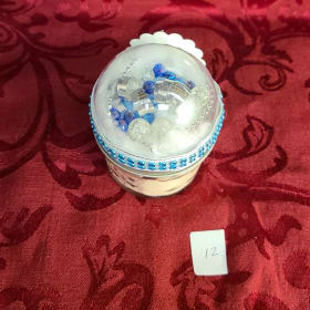 Snow Globe with White Chocolate Hot Cocoa - Individual item