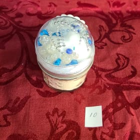 Snow Globe with White Chocolate Hot Cocoa - Individual item