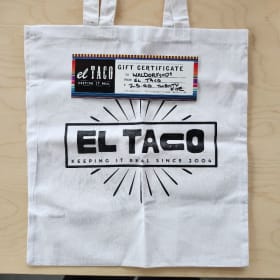 El Taco - $25 Gift Certificate and El Taco Tote Bag item