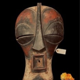 Authentic African Male Ceremonial Mask item