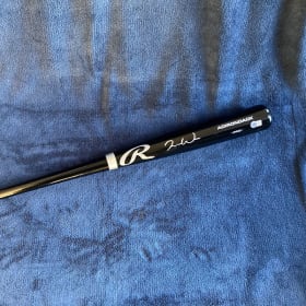 Autographed baseball bat - Jordan Westburg item