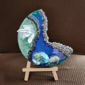 Item #13 - Geode Resin Art by Heather Omara Reese item