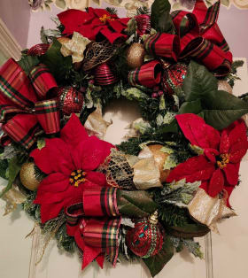 Handcrafted Christmas Reef from Vickie May Creations item