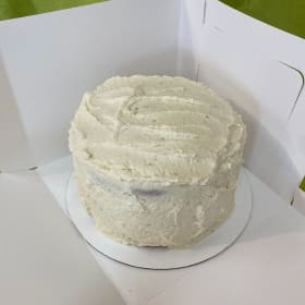 White chocolate Raspberry Cake by Brenda Magness item