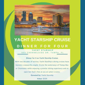 Yacht Starship Cruise Dinner for 4 item
