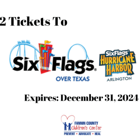 2-1 Day Admission to Six Flags Over Texas Or Hurrican Harbor item