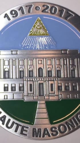 Terre Haute Masonic Temple Challenge Centennial Coin item