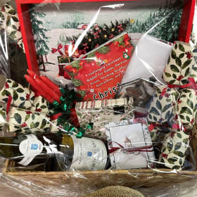 90. Christmas-Ready Basket (Value: $225) item