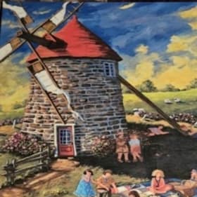 Le Moulin par Josée Robitaille – Artiste peintre item