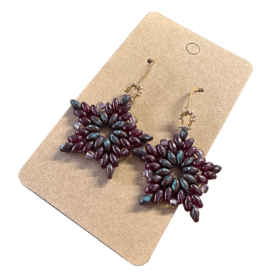 1- Beaded Star Earrings item