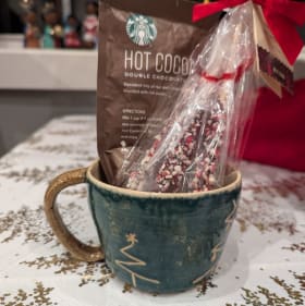 Handmade Pottery Hot Cocoa Mug Bundle item
