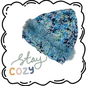 Shades of Blue Crochet Toddler Hat by our own, Ms. Cooper item