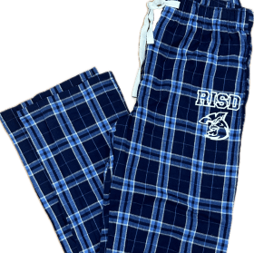 District Flannel Plaid Pajama- NAVY  (Size L) item