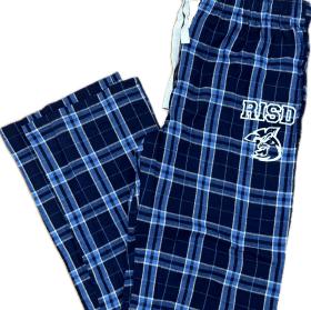 District Flannel Plaid Pajama- NAVY  (Size XL) item