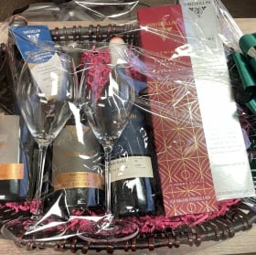 91. Wine gift basket (Value $350) item