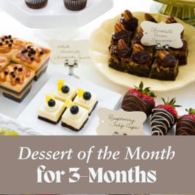 Dessert of the Month for 3-months item