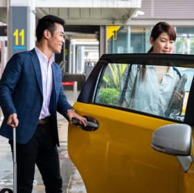 Airport Drop-Off AND Pick-up by Ride Share Driver item