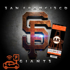 4 SF Giants Lower Box Seat Tickets and 1 Parking Pass item