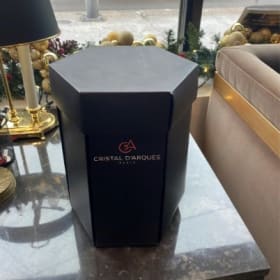 105. Beautiful crystal vase by Cristal D'Arques (v. $120) item