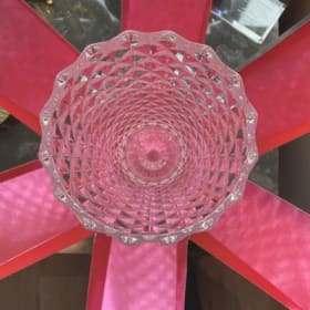 105. Beautiful crystal vase by Cristal D'Arques (v. $120) item