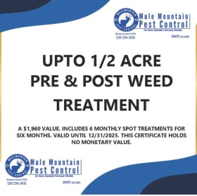 Up to 1/2 Acre Weed Treatment, 6 months maintenance! item