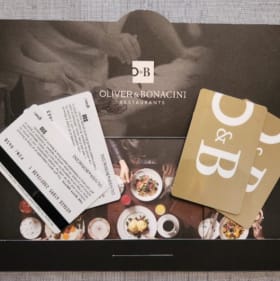 107. Enjoy these 4 x $50 gift cards to O&B item