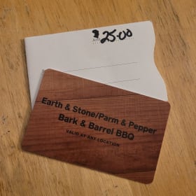 $25 Gift Card for Food item