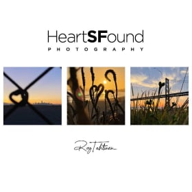 Photo Triptych in Hand-Poured Resin, 12"x12" item