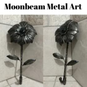 Metal Wall Hanging Flower Hook- Large item