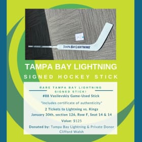 Tampa Bay Lightning Signed Hockey item