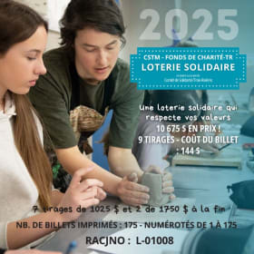 Billet de loterie solidaire item