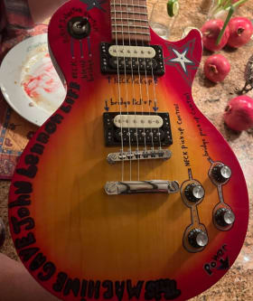 John Corbett Custom Painted Guitar item