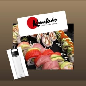 $100 kawakubo sushi + YETI Bottle item